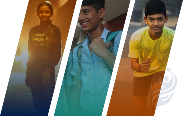 Children learning and smiling together