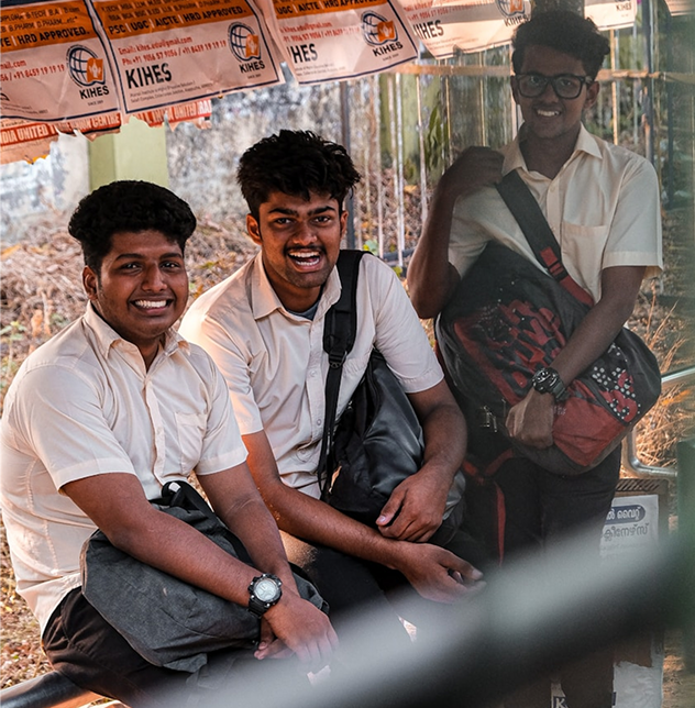 Children walking to school